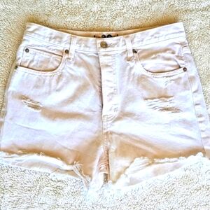 We The Free Distressed Denim Shorts